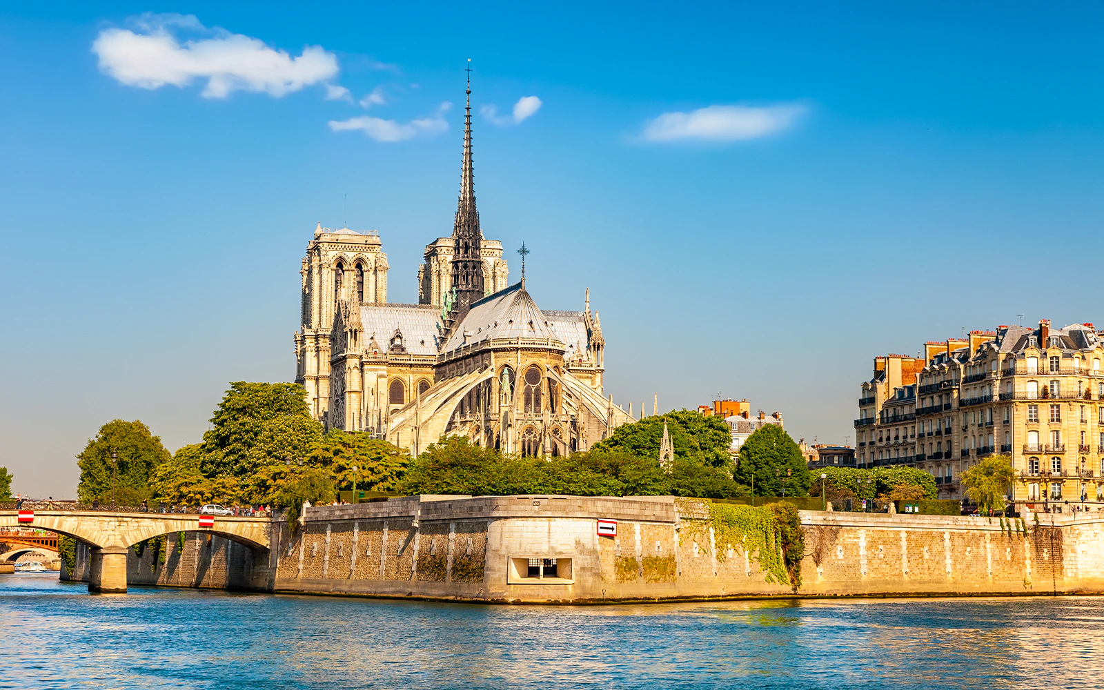Notre-Dame Cathedral River View