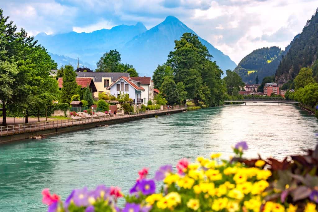 Aare River waterfront