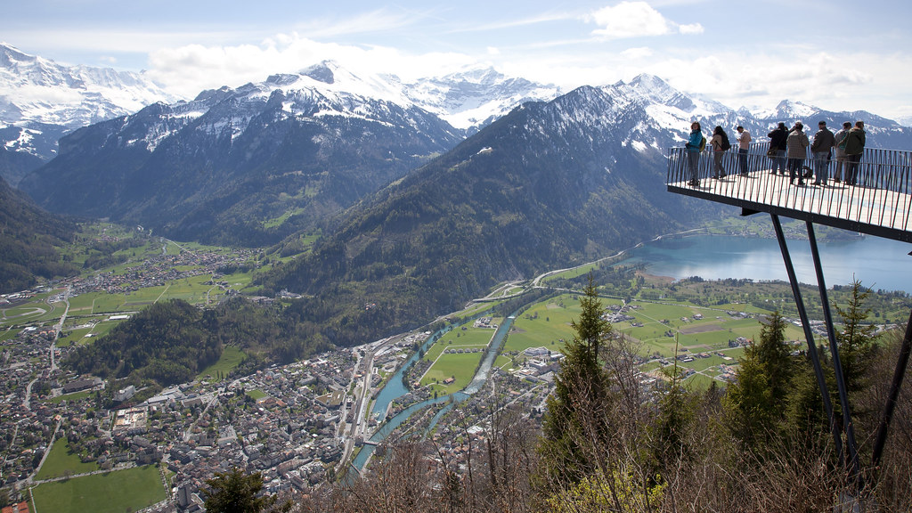 Harder Kulm Panorama Above Interlaken