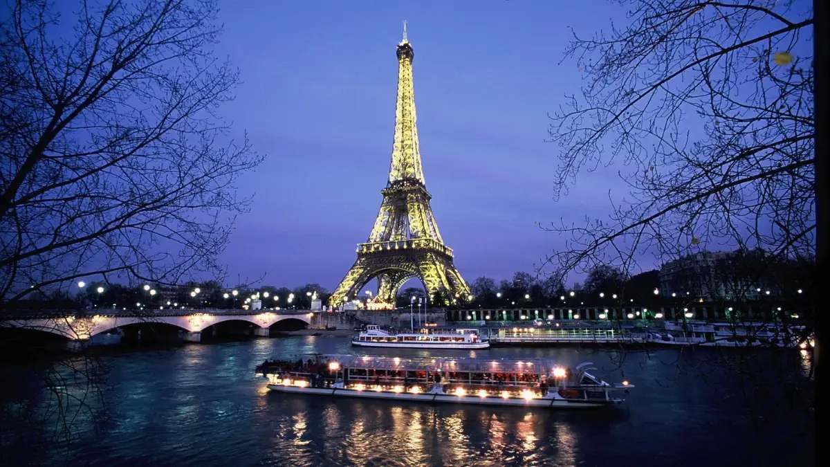 Eiffel Tower River Cruise Night