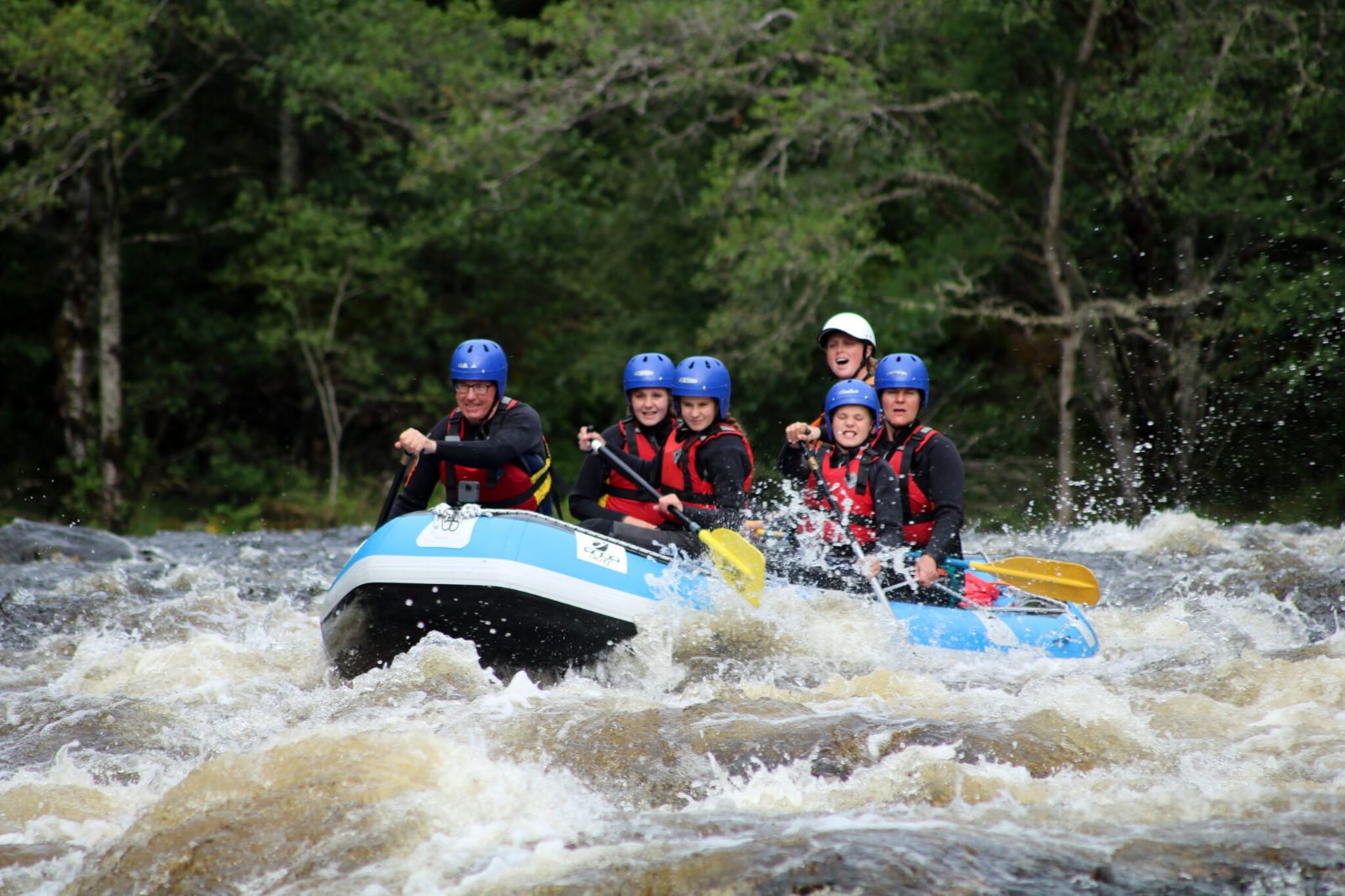 White Water Rafting River Tay Scotland