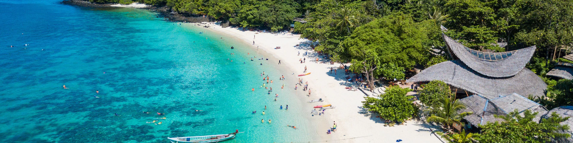 Banana Beach Coral Island Paradise