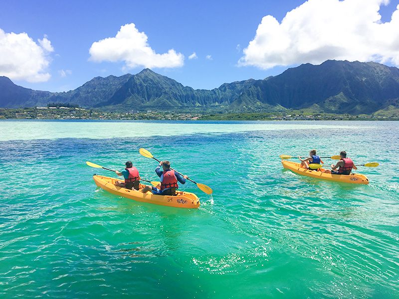 Kaneohe Sandbar Kayak Rental