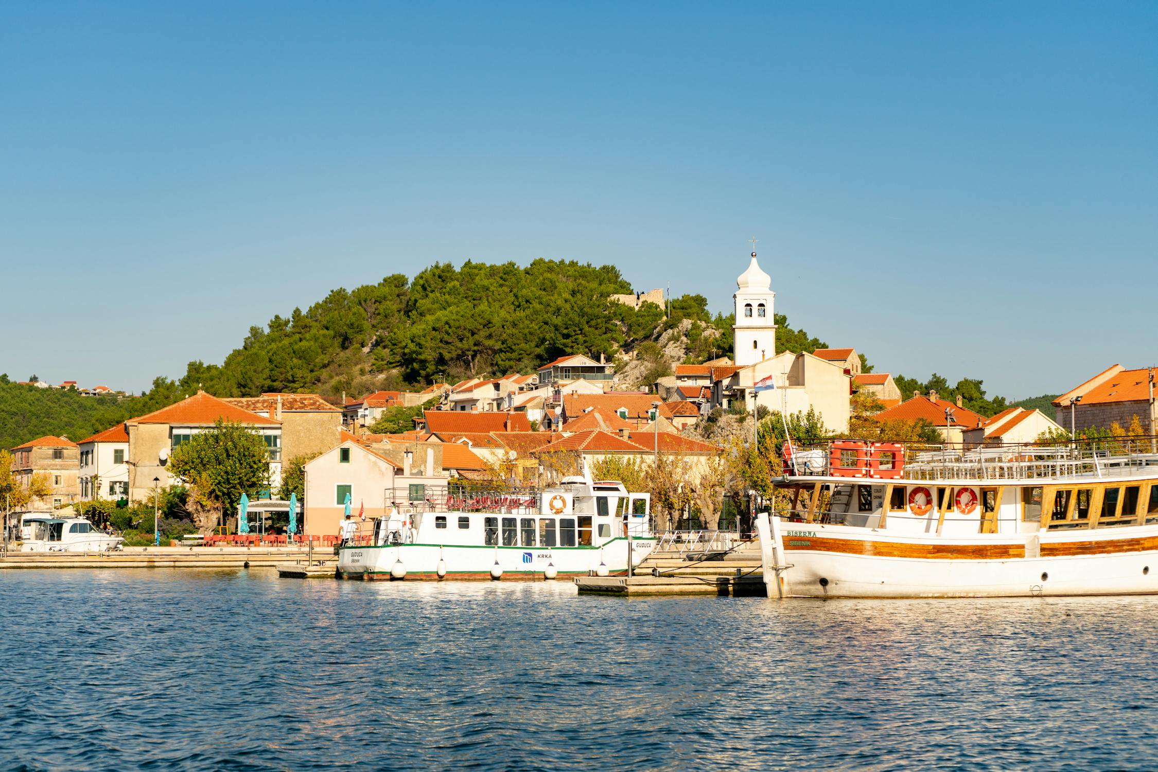 Skradin boat landing