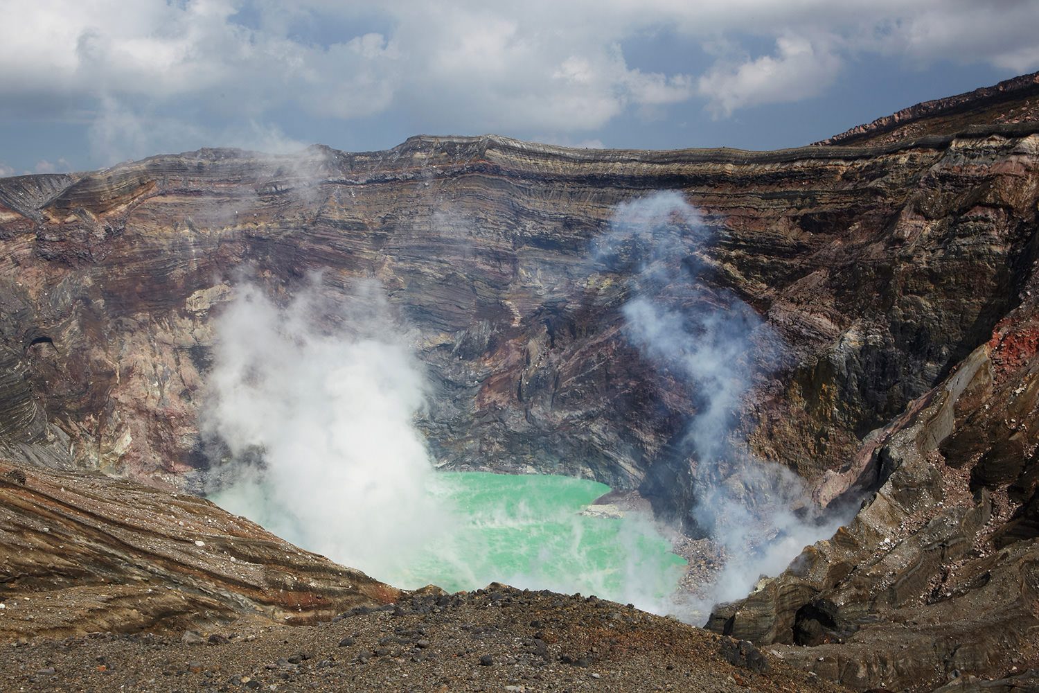 Nakadake Crater