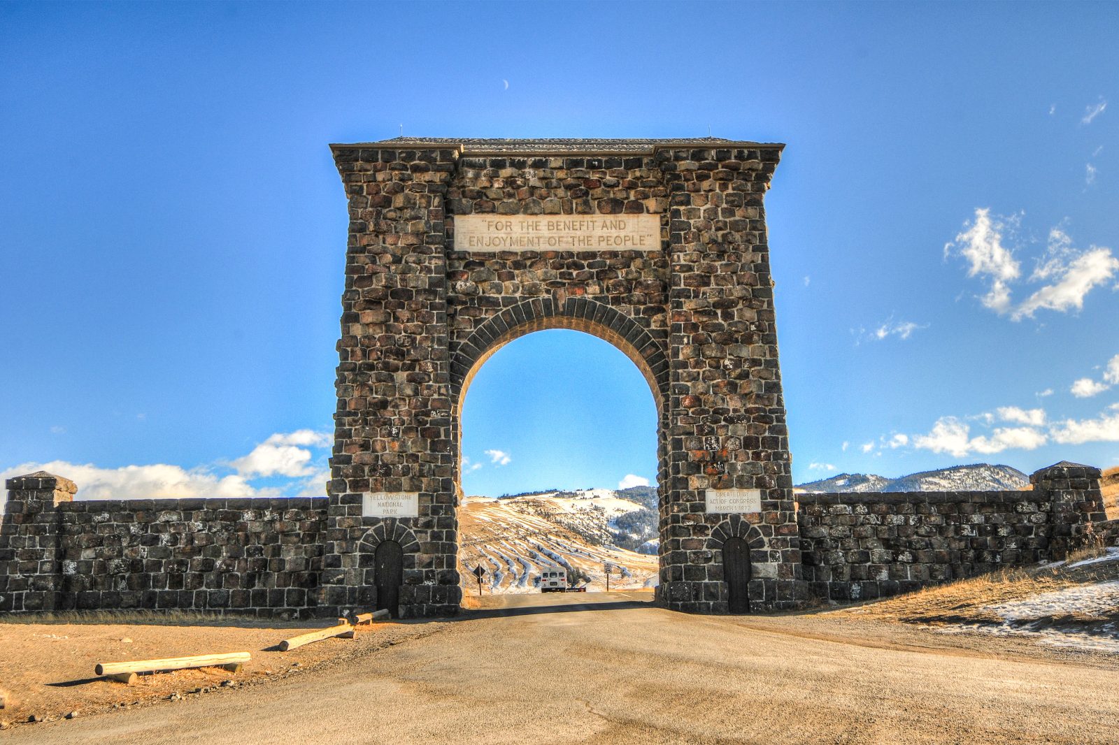Yellowstone National Park North Entrance
