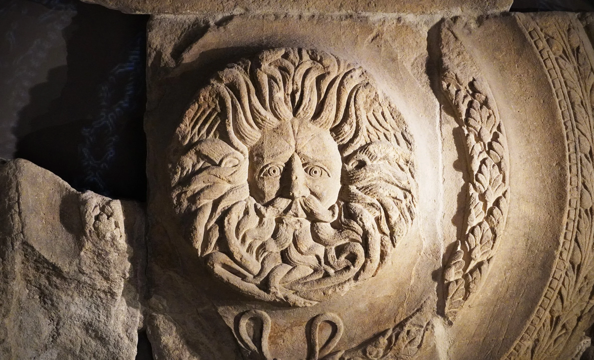 Gorgon's Head Temple Pediment