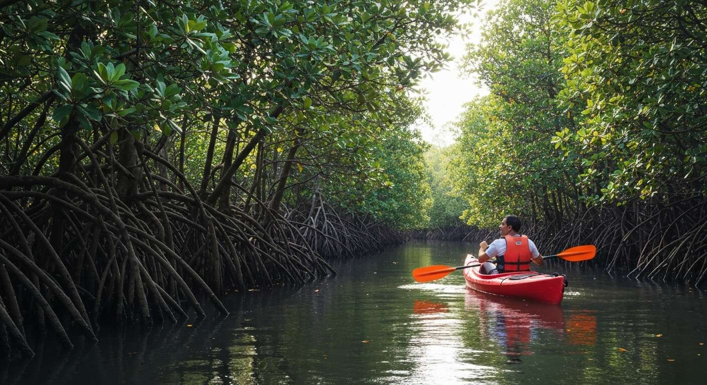Pulau Ubin Kayaking Through Mangroves and Coast