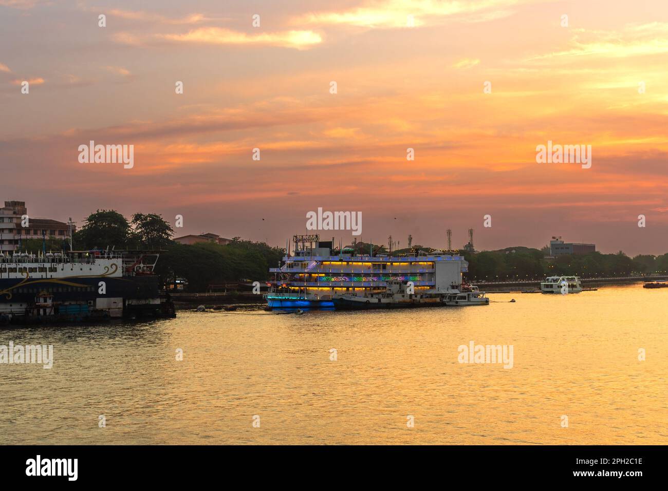 Panaji Riverfront Skyline View