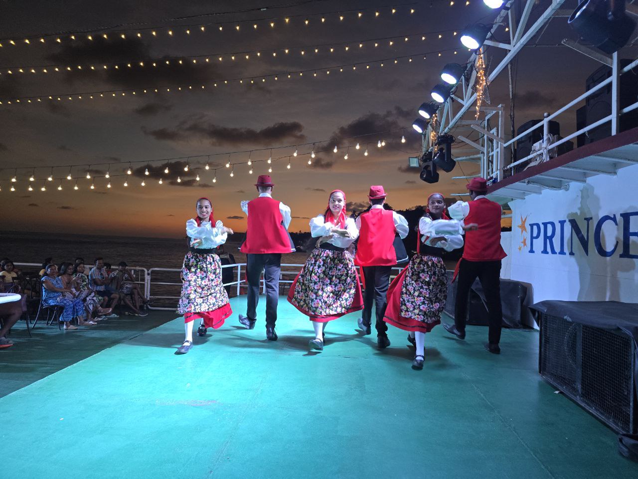 Cultural performances on board