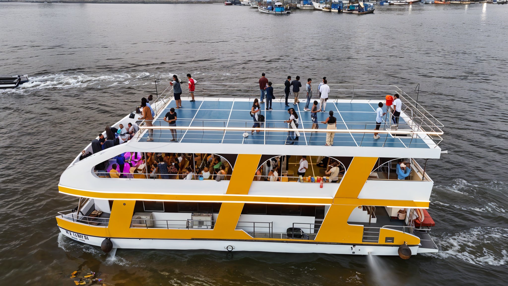Board the Santa Monica vessel