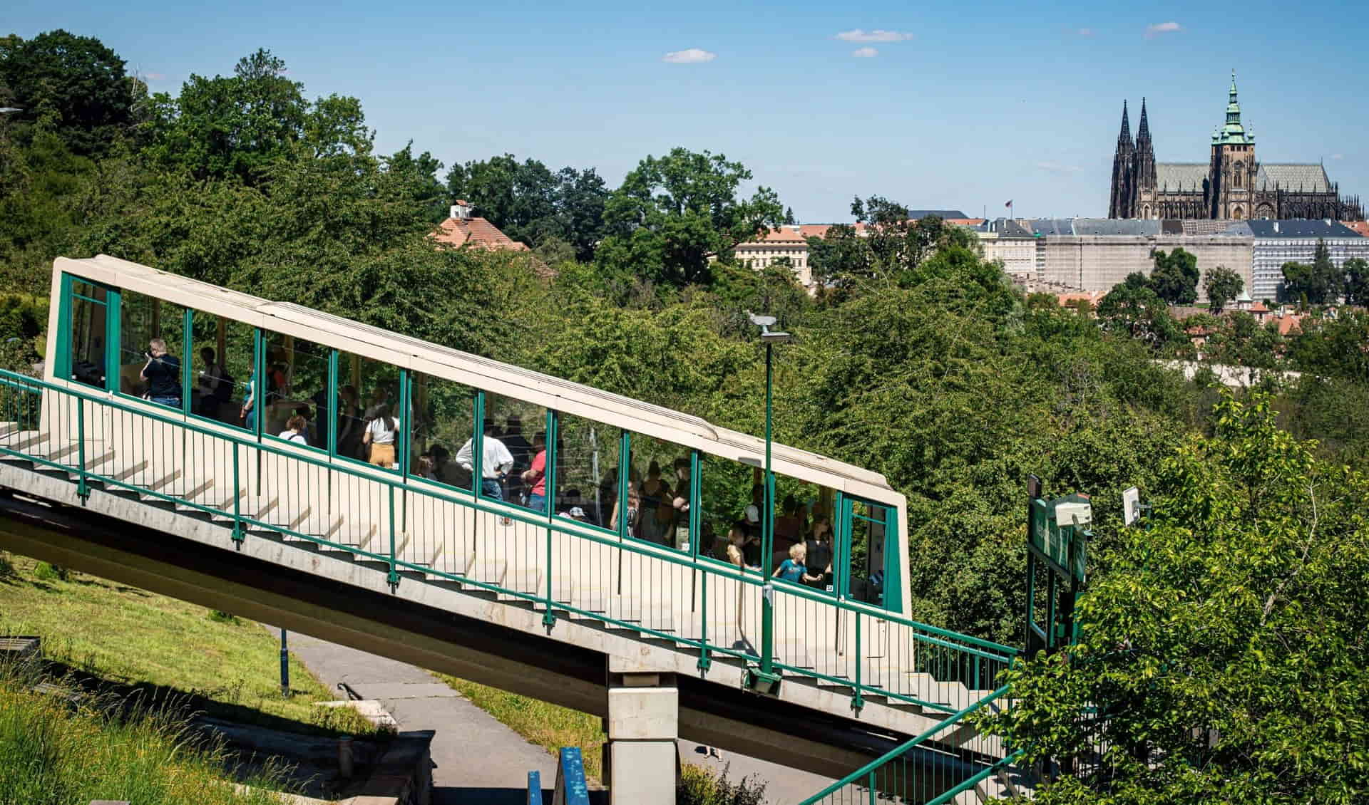 Funicular Ascent from Újezd