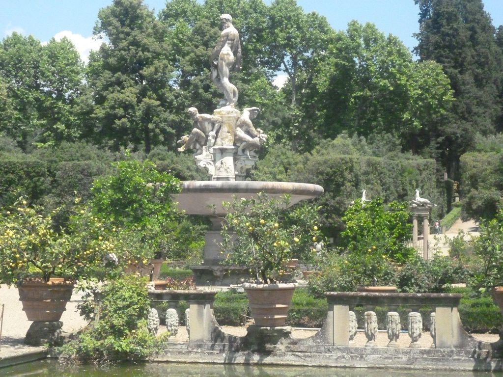 Isolotto und Neptunbrunnen