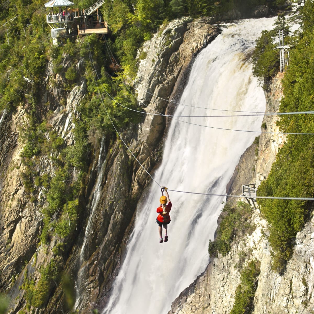 Zipline across the Cove