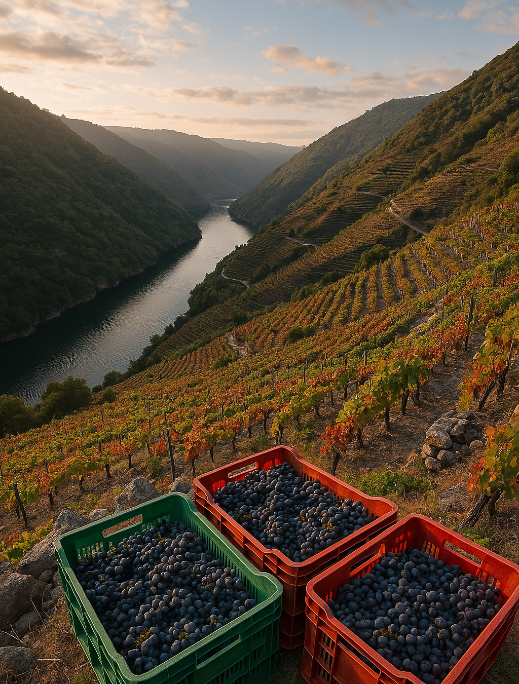 Ribeira Sacra Desde Santiago De Compostela