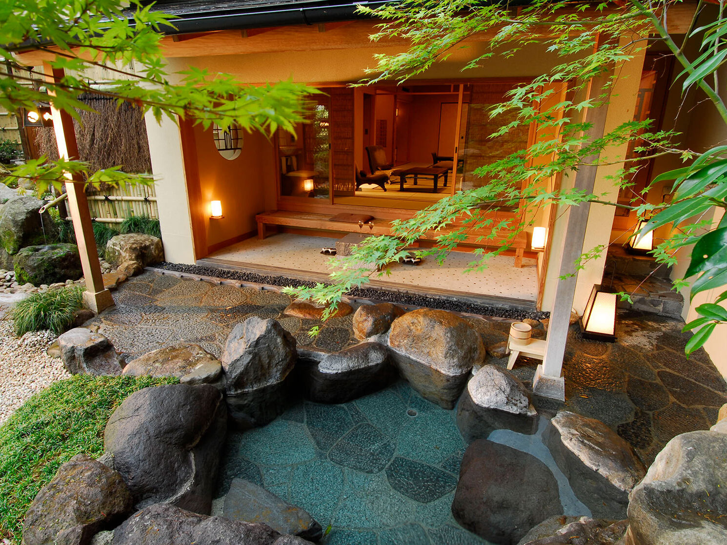 Gora district ryokan area