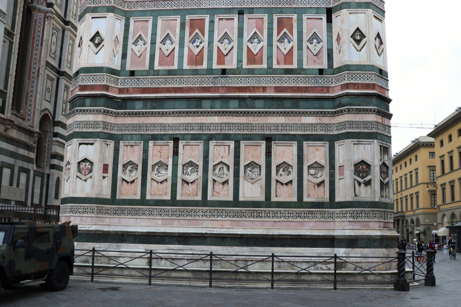 Hexagonal Bas-Relief Panels