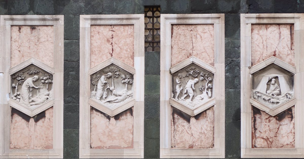 Lozenge and Diamond Marble Inlays
