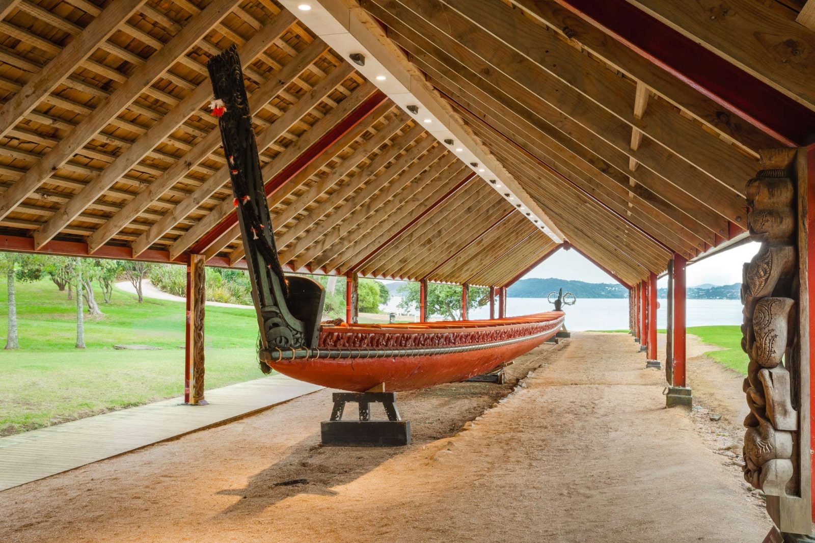 Ngātokimatawhaorua Waka Taua Shelter