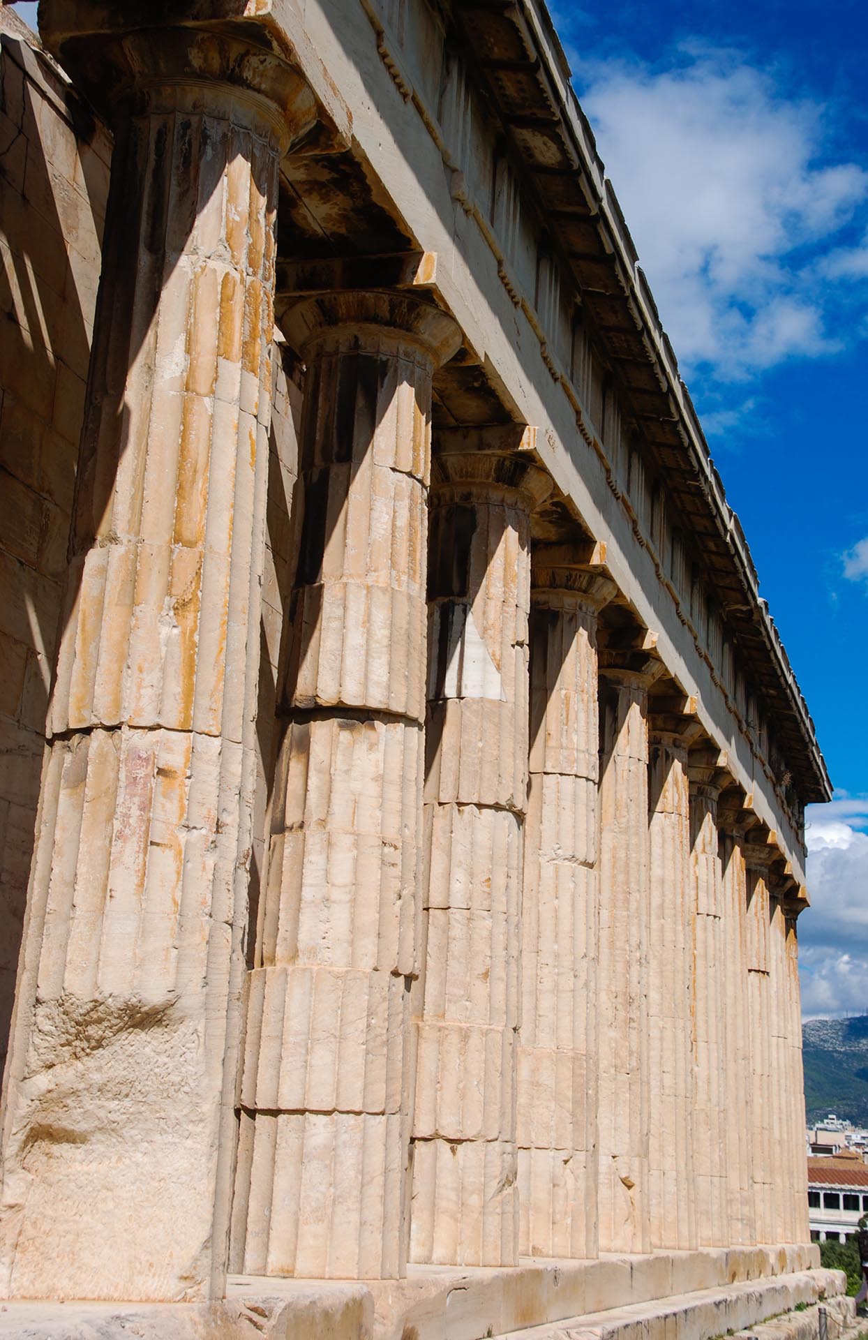 Visiting the Temple of Hephaestus in Athens