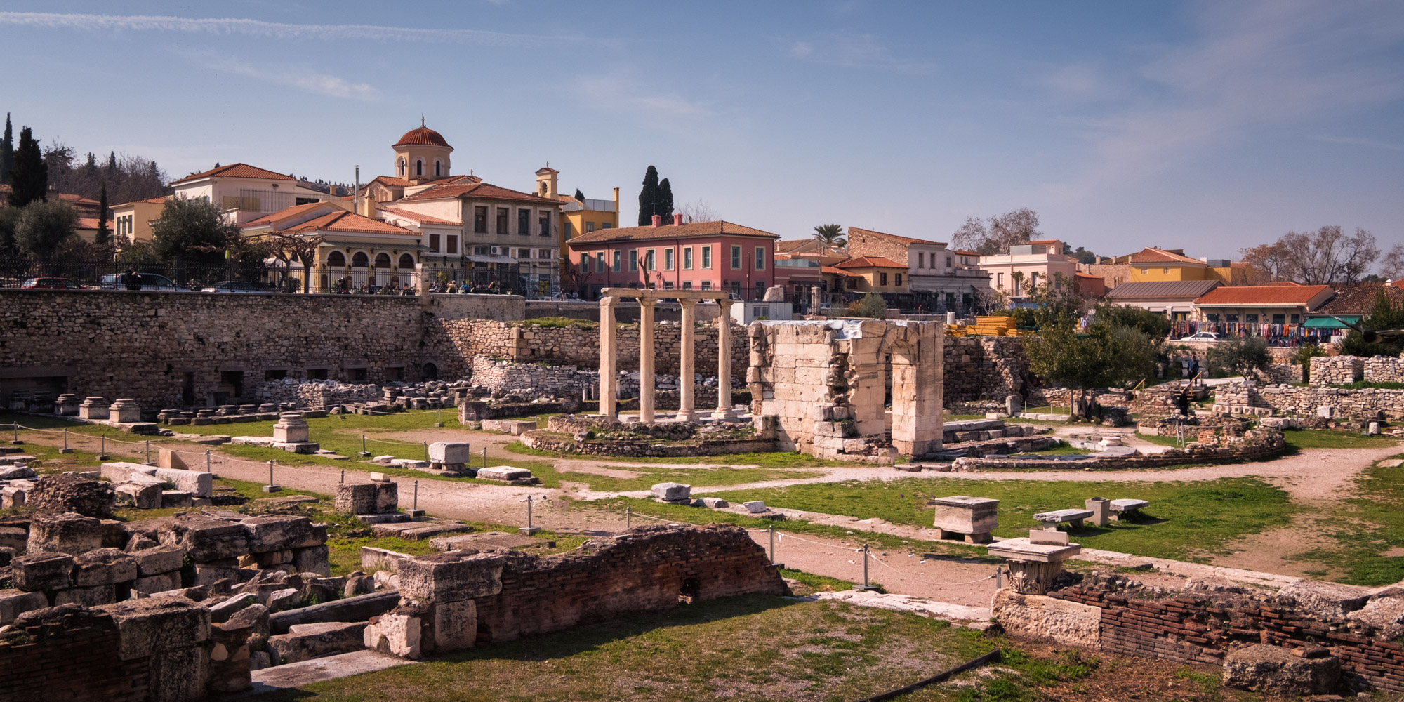 Walk the Agora plateau