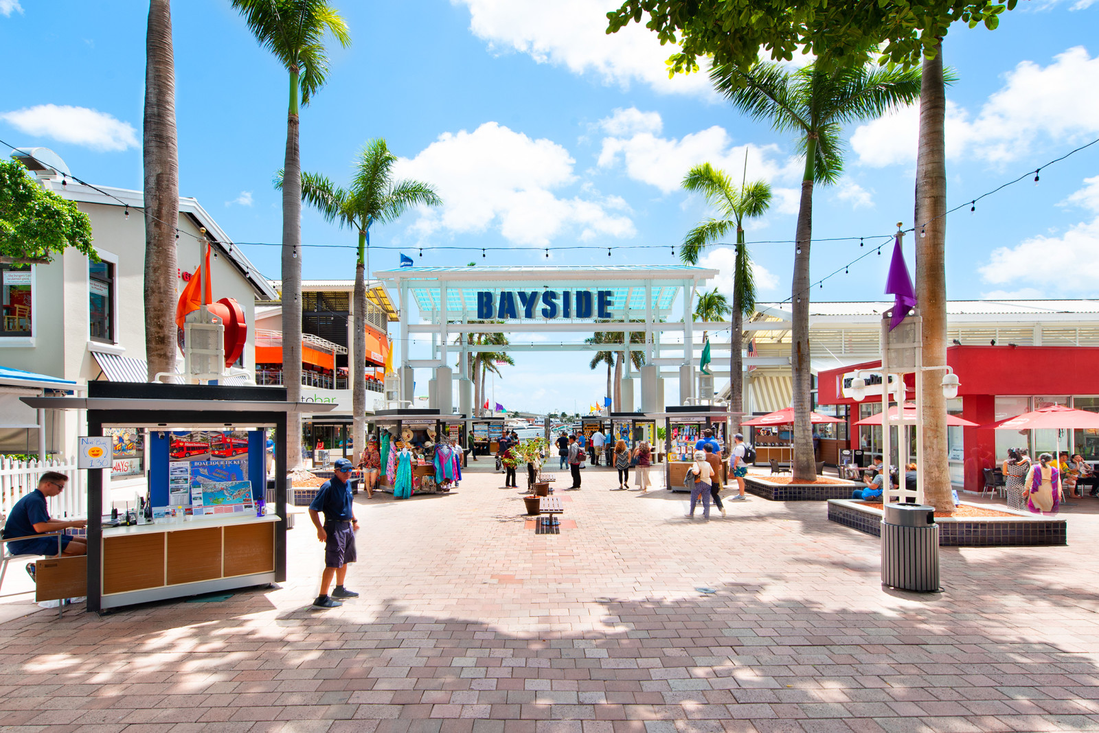 Check-in al Bayside Marketplace