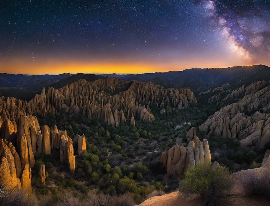 Pinnacles Stargazing After Dark