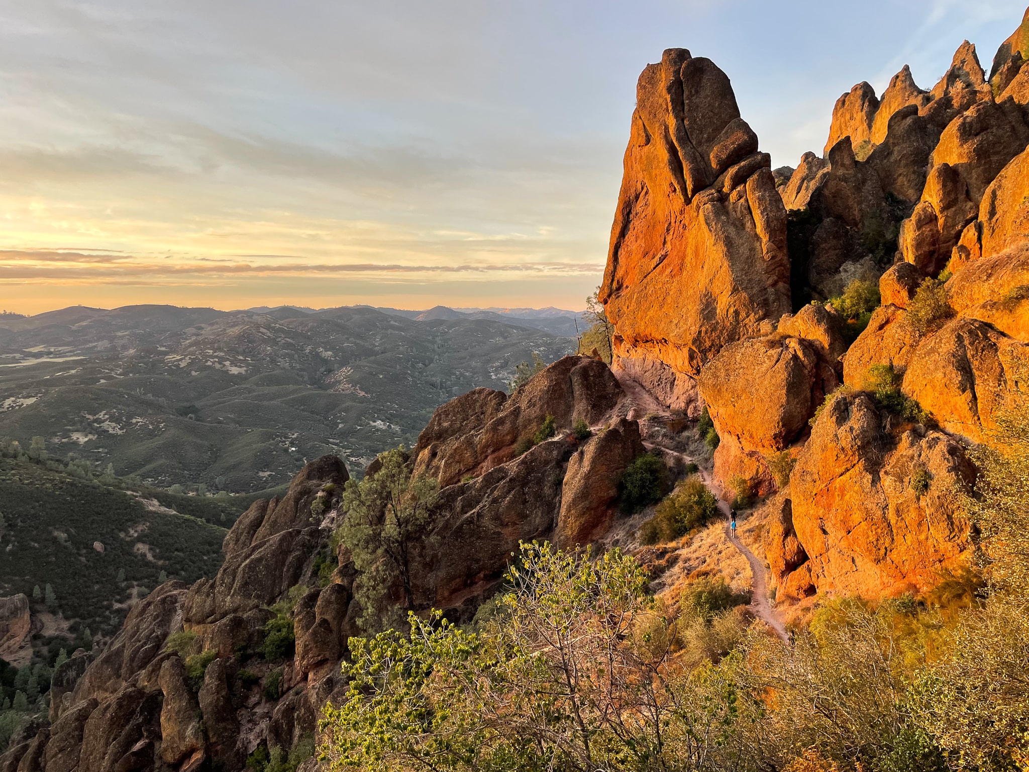 Sunset at Peaks View Parking Area
