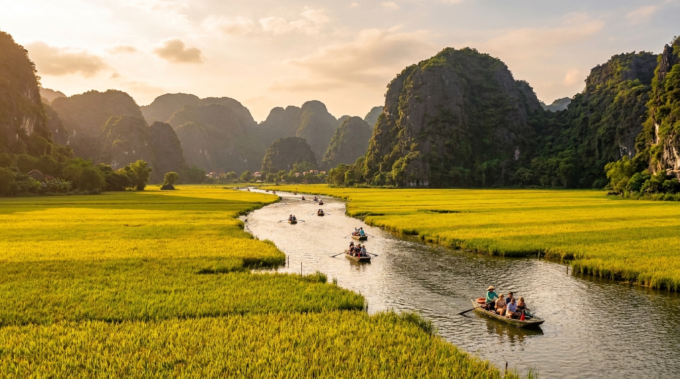 Ngo Dong River open-water stretch