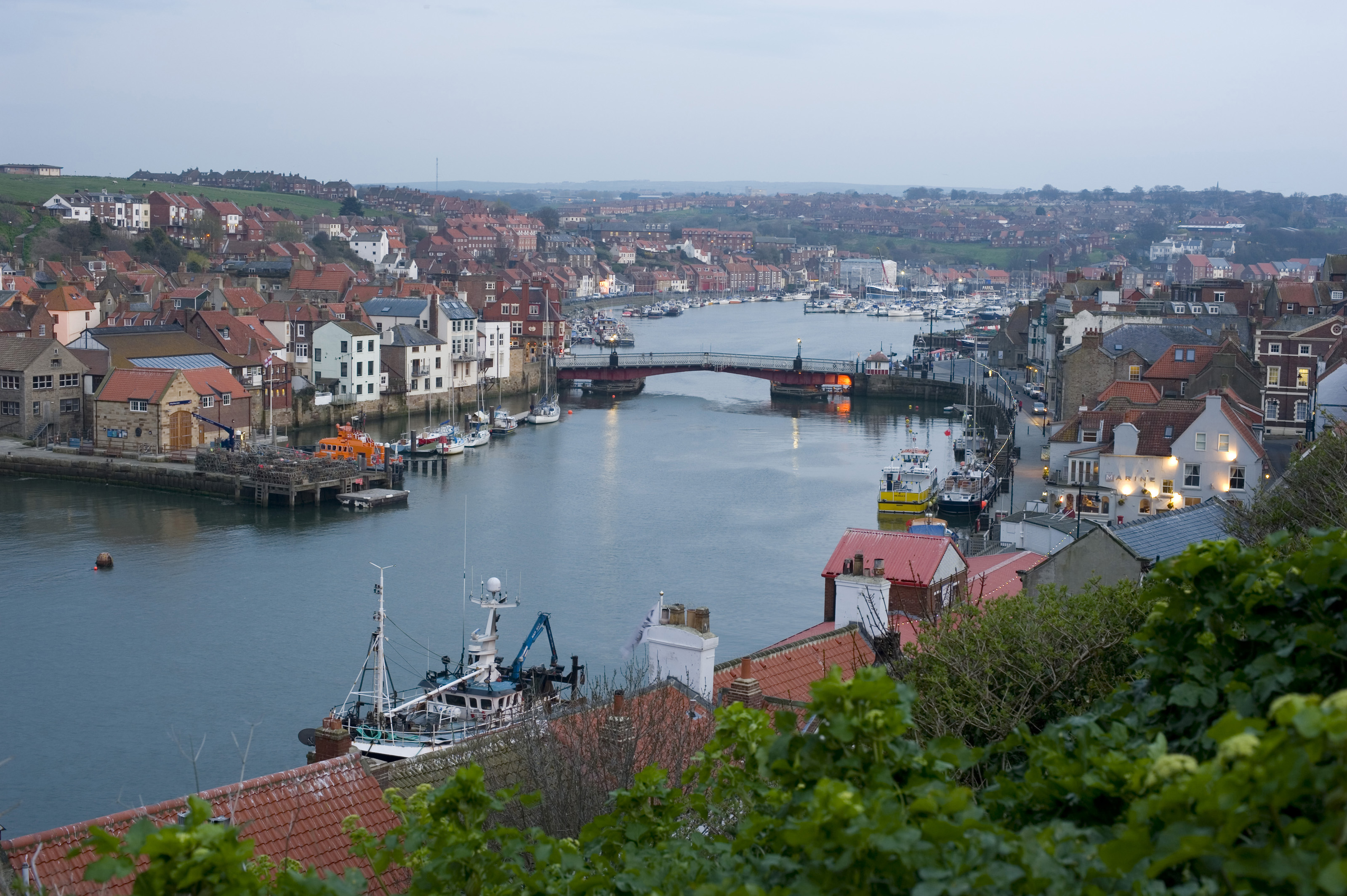 Hafen von Whitby und Swing Bridge