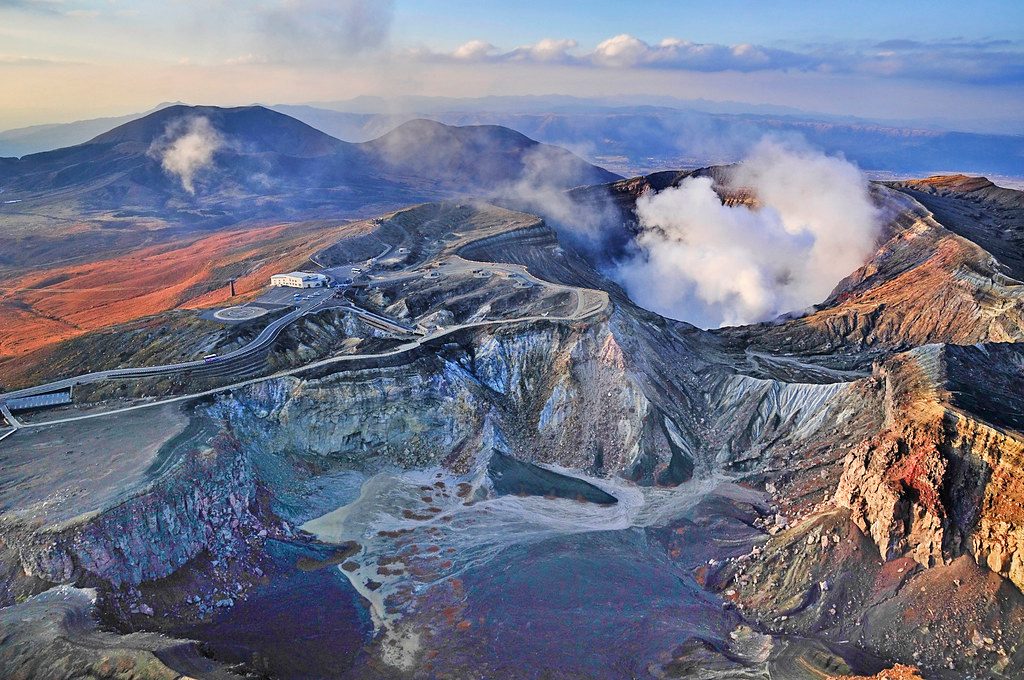 Mount Aso From Fukuoka