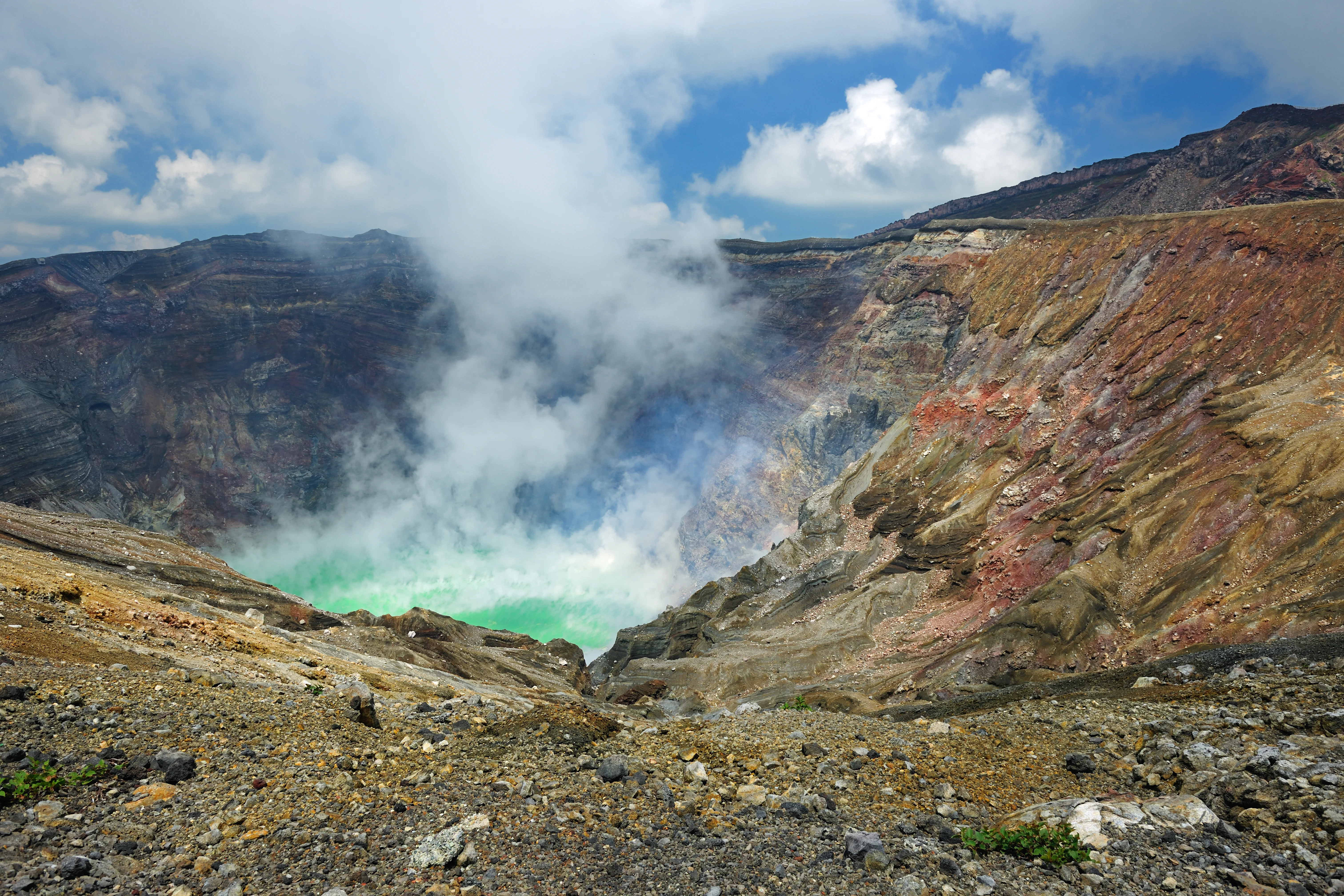 Nakadake Crater