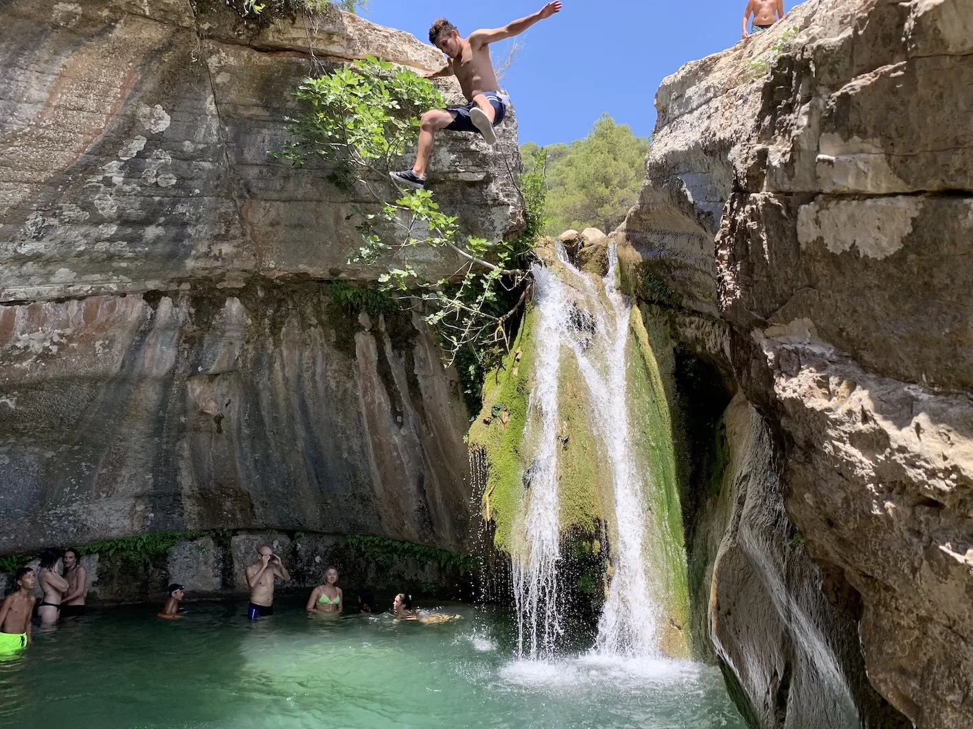 Toll de la Caldera Main Waterfall
