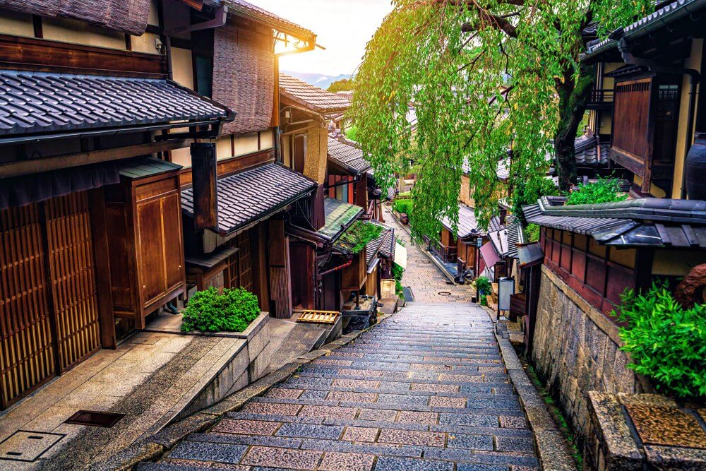 Higashiyama district ryokan quarter