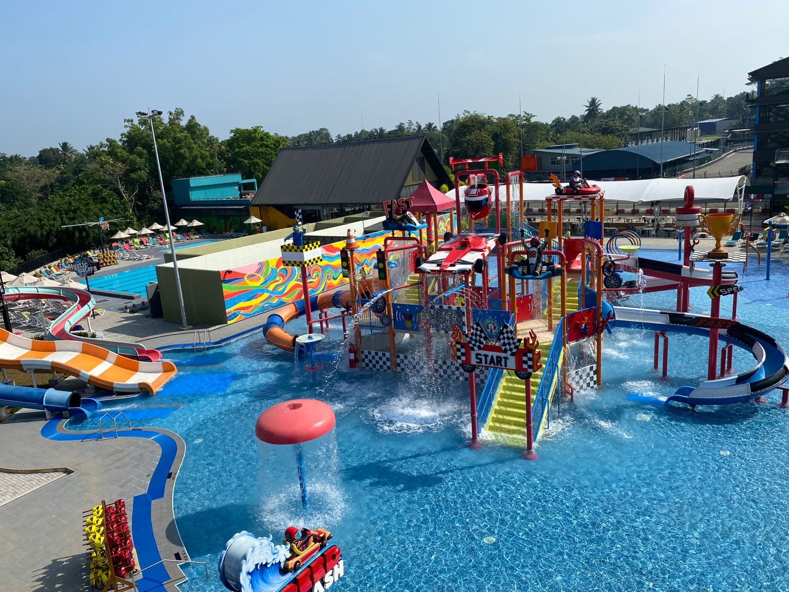 Kiddies Area & Pools