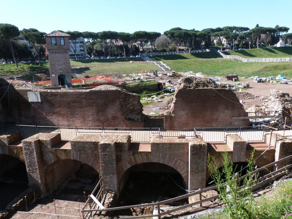 Southeast excavation ruins