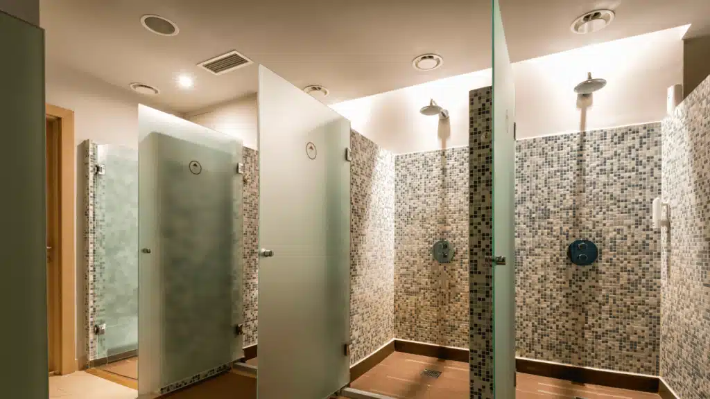 Sauna and Showers