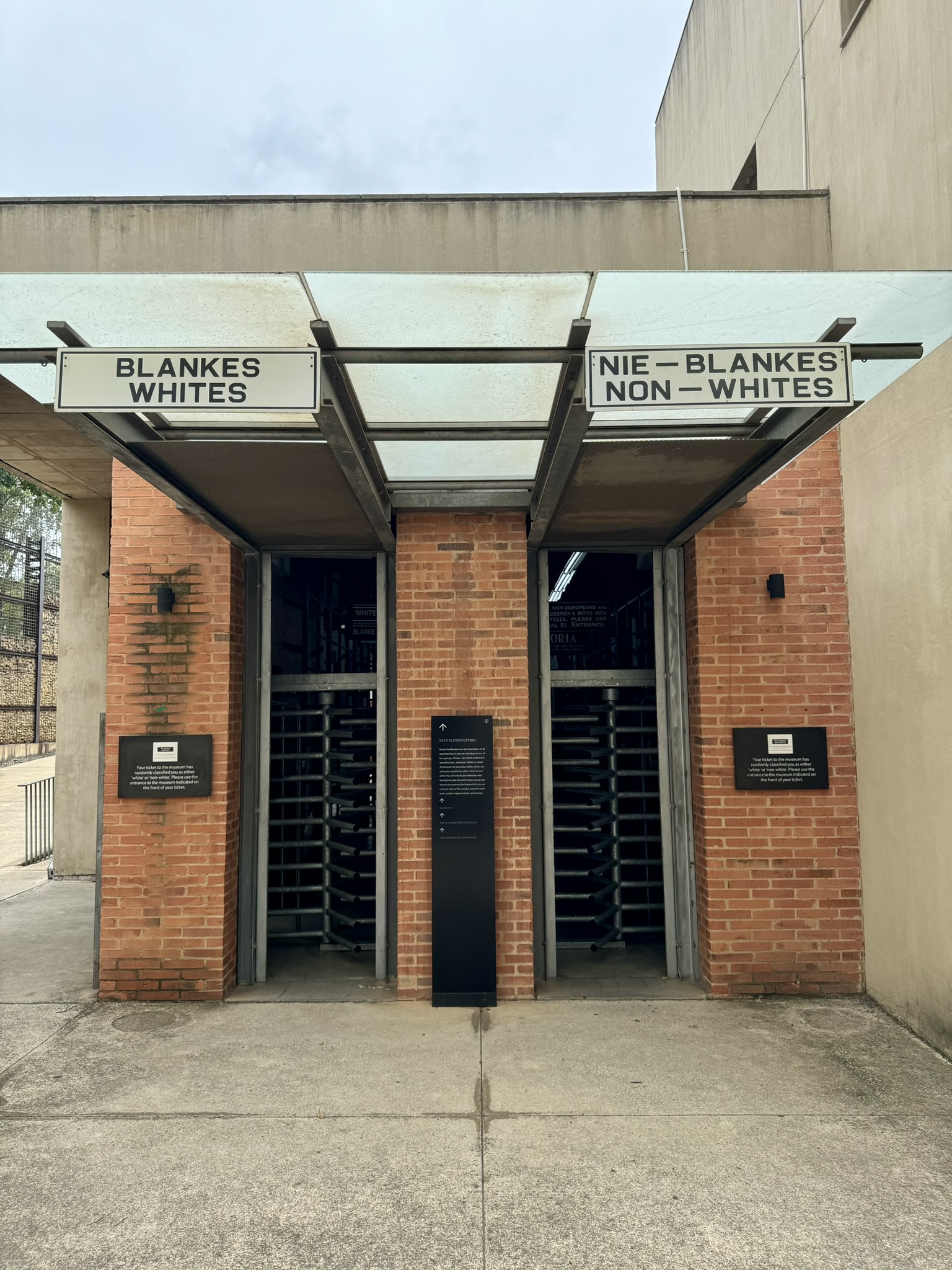 Segregated Entry Gates