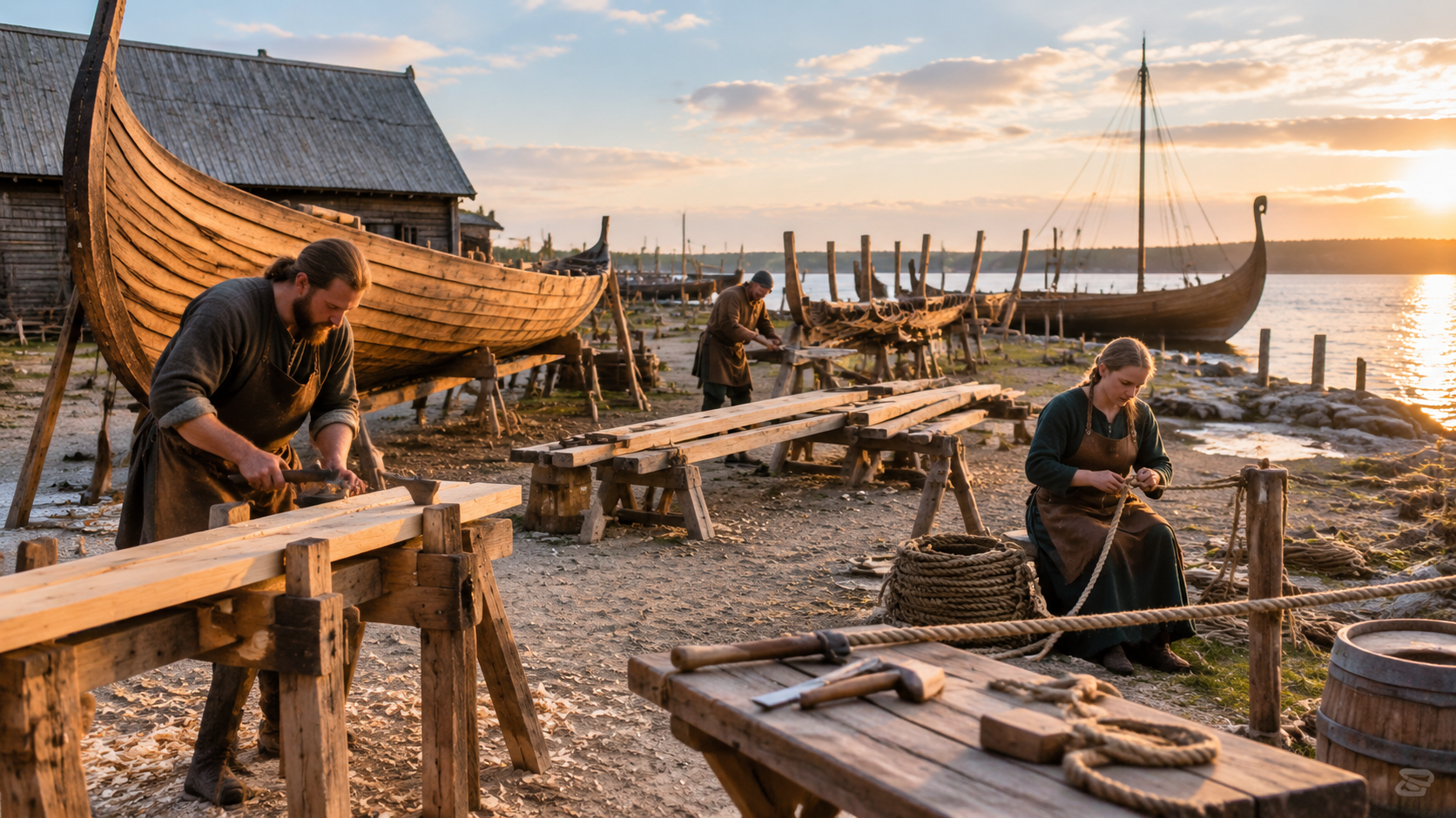 Boatyard Work Area