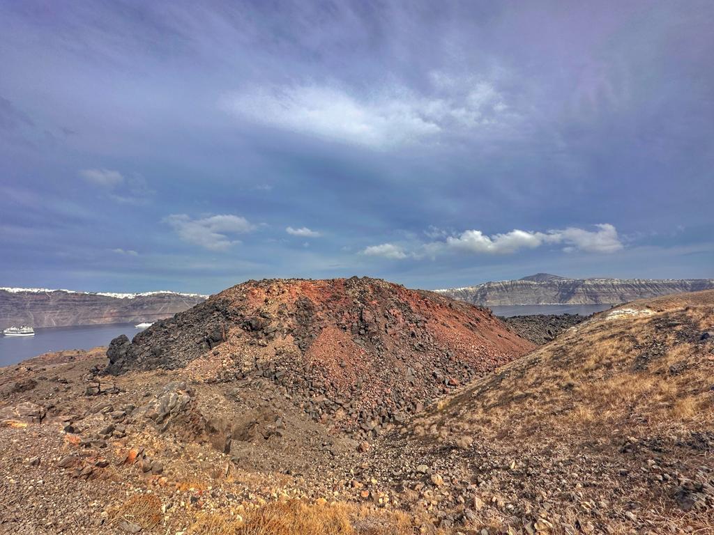 Nea Kameni Crater Rim