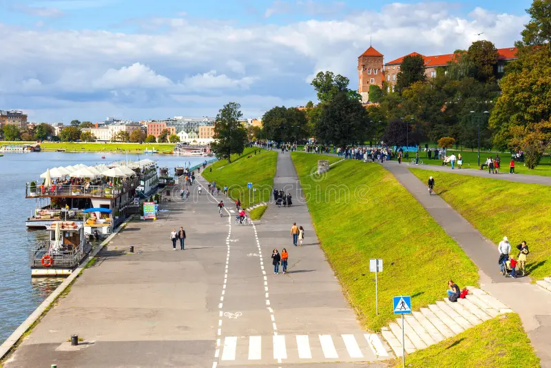 Wisła Riverbank Boulevards