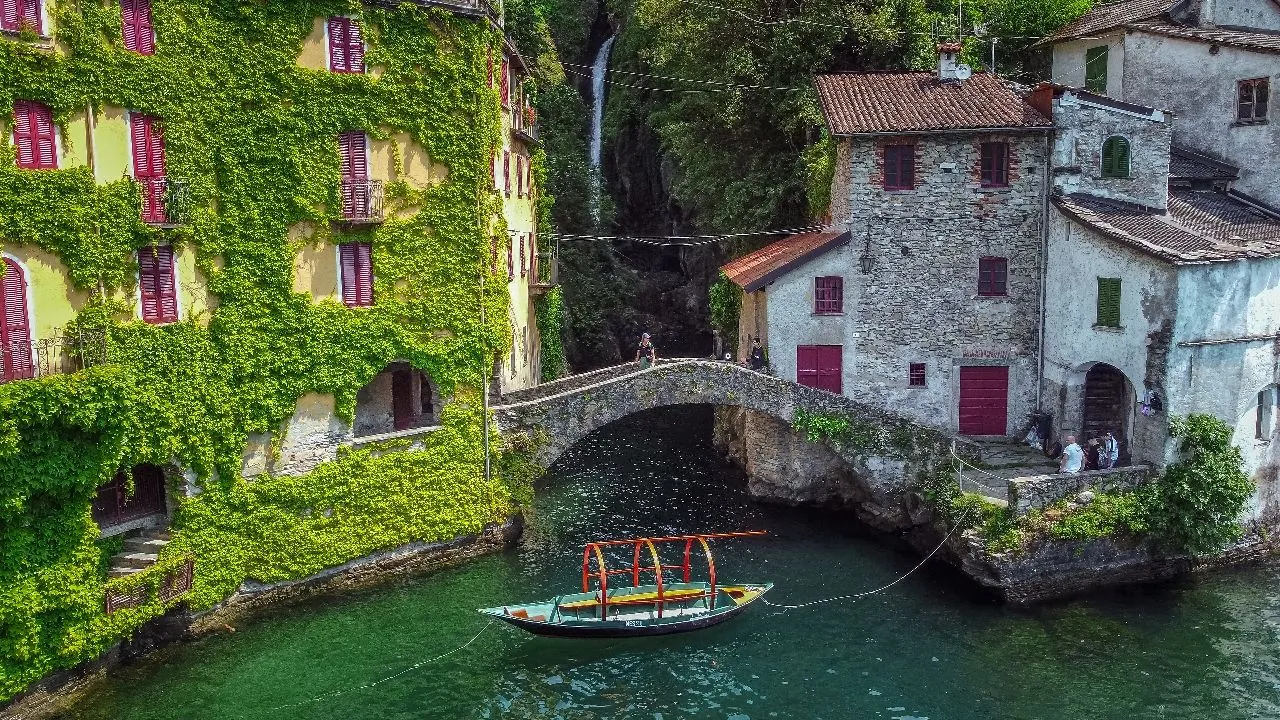 Nesso Orrido Waterfall