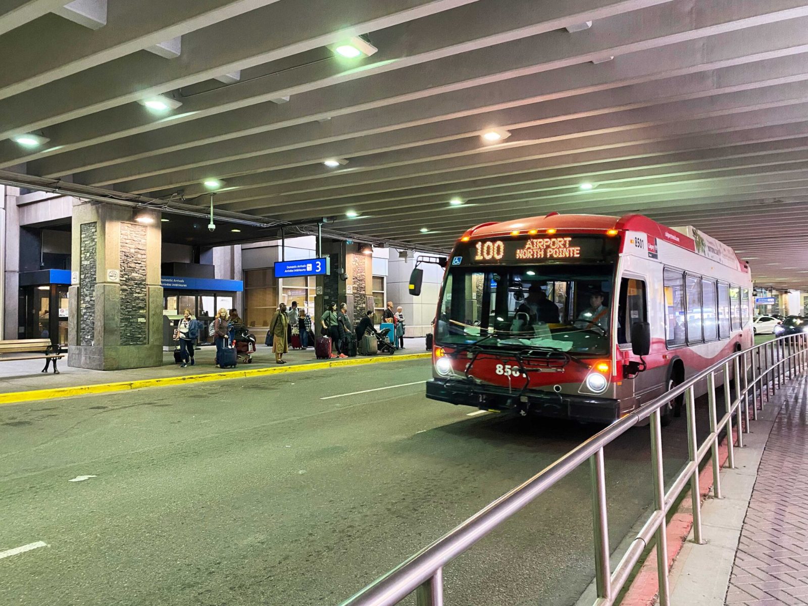Arrivals Level Ground Transportation Area