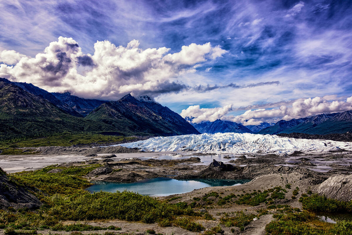 Glacial Moraine Ridge