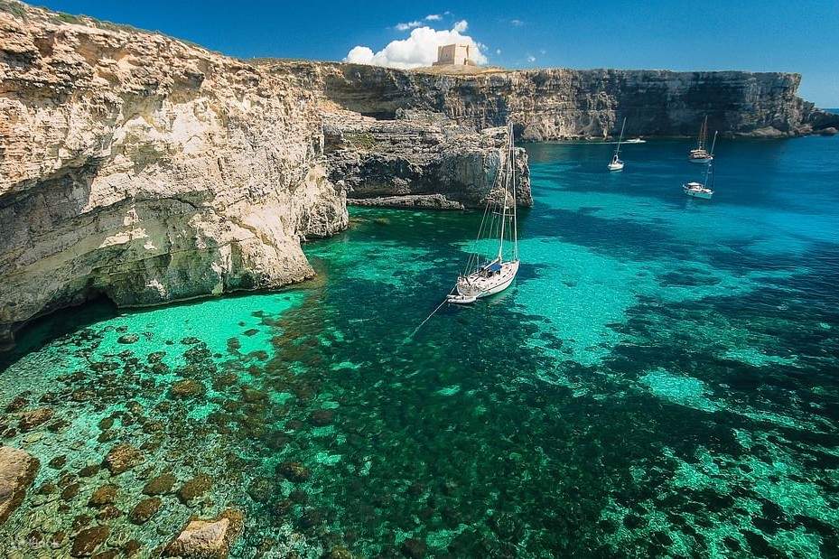 Comino Cliff Edge