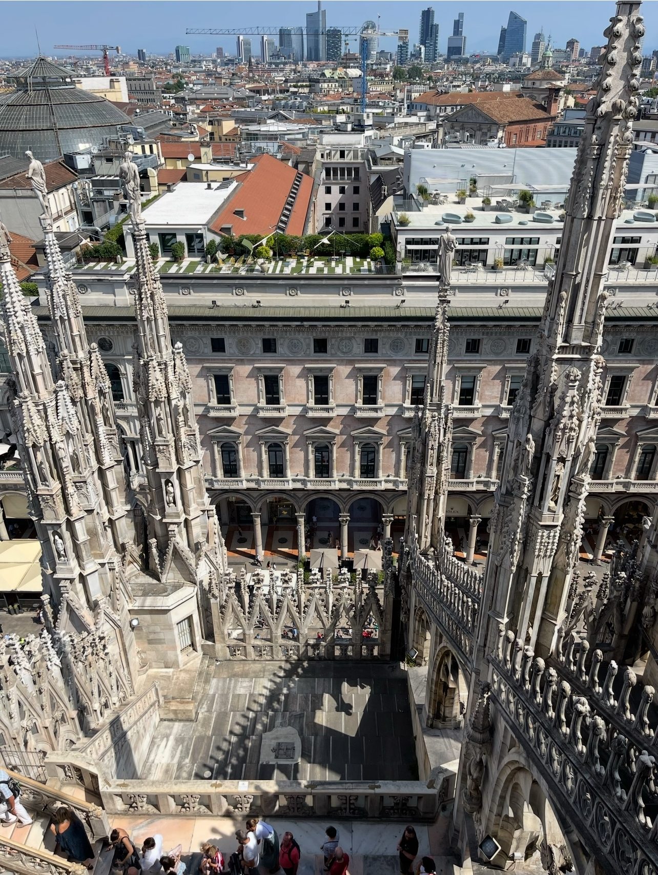 Ascending to the Central Terrace