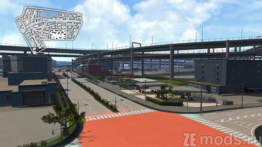 Pedestrian Walkway Overpass