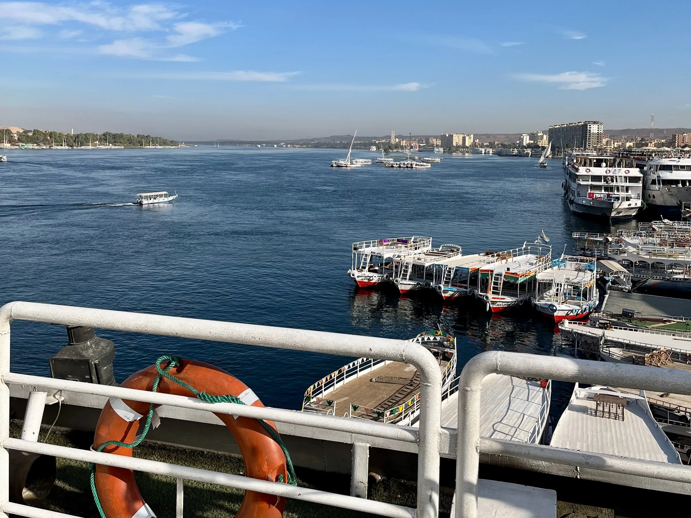 Boarding in Luxor