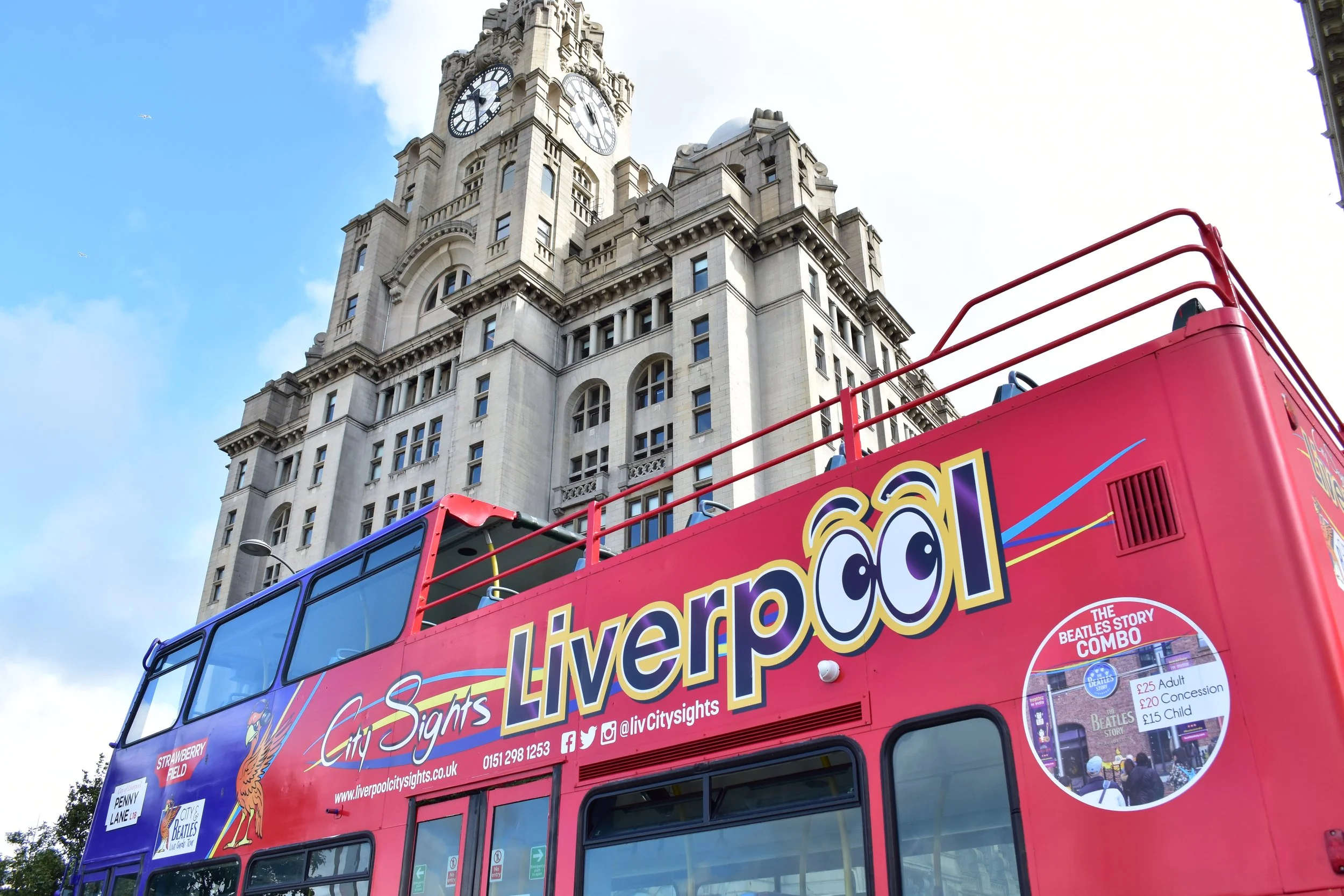 Liverpool River Cruise & Sightseeing Bus Tour