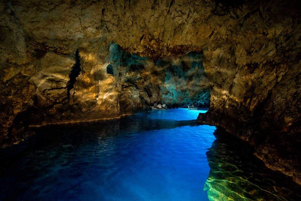 Blue Cave Entrance